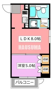 JLBグランエクリュ後楽園【1階】の間取り