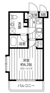 グリフィン・向ヶ丘遊園【2階】の間取り