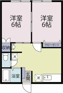 ハマユウ荘【1階】の間取り