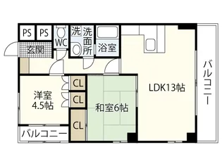 GH COURT 1st【2階】の間取り