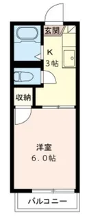エクセシオール東石神井【2階】の間取り