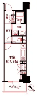 デュオステージ関内II【2階】の間取り