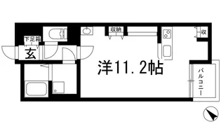 レオネクストモカグレイス宝塚【1階】の間取り