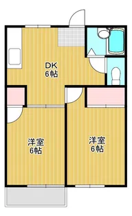 レピュート山崎【2階】の間取り