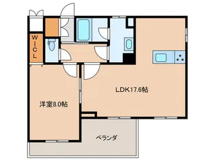 バーガンディ【2階】の間取り