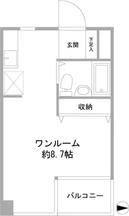 セシオン志村坂上【3階】の間取り