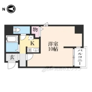 ラポール壱番堂【5階】の間取り