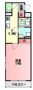 クリエオーレ八雲西町【1階】の間取り