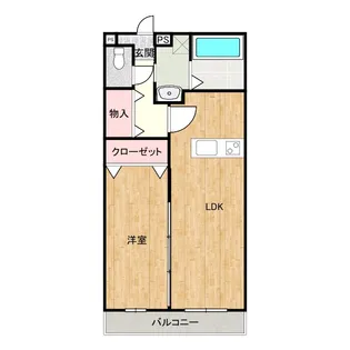 ディアコート桜【2階】の間取り