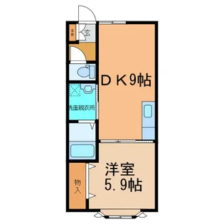 ELFE【2階】の間取り