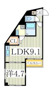 アルカンシエル柏【3階】の間取り