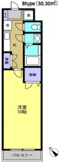 ヴィクトワール・サイダ【2階】の間取り