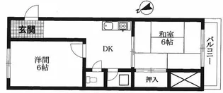 サンハイツ白金台【3階】の間取り