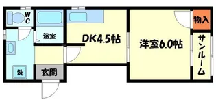 Mプラザ大宮通【2階】の間取り