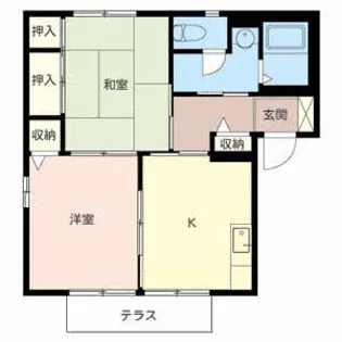 フォレスタ森本【2階】の間取り