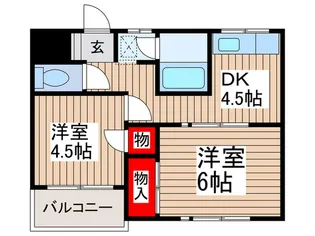 ハイスクエア浦和【3階】の間取り