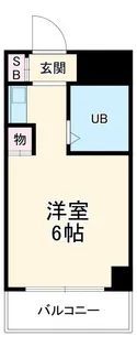 春里第一ビル【3階】の間取り