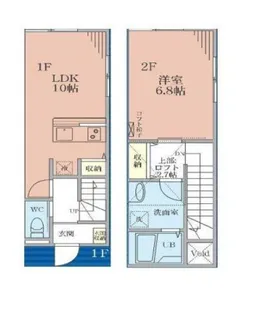 Casa Ovestの間取り