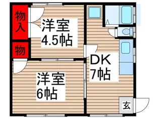 コ-ポ和光ハウス【1階】の間取り
