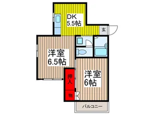 キャピタルD【2階】の間取り
