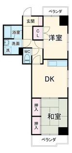 ITOH壱番館【9階】の間取り