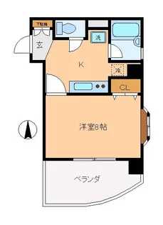 シャトレーゼII【4階】の間取り