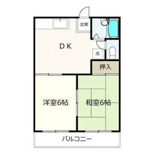 クレッシェンドサカイ(Crescendo SAKAI)【2階】の間取り