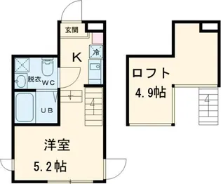 main stage【1階】の間取り
