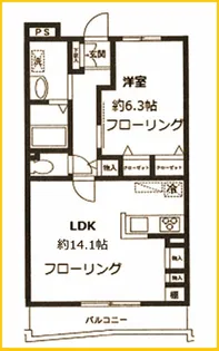 フェアリーペット弐番舘【1階】の間取り