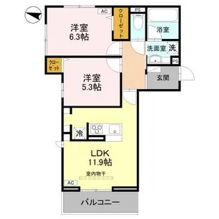 アメニティ 美南東【2階】の間取り