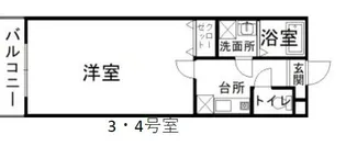 Y’sスクエア菜畑【1階】の間取り