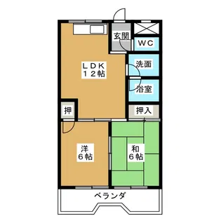マジェスティーハイツ御成【3階】の間取り