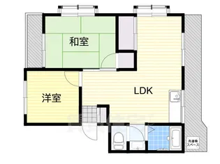 コーポ緑地【4階】の間取り