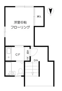 コーポ高島【1階】の間取り