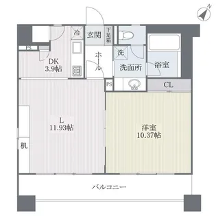 フェルト627【12階】の間取り