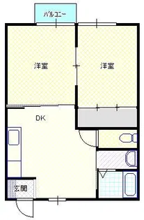 サンメゾン【2階】の間取り