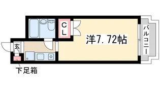 エクセレンス新大阪【3階】の間取り