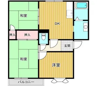 フレグランスリッチ【1階】の間取り