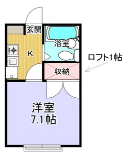 ウエストパークI【2階】の間取り