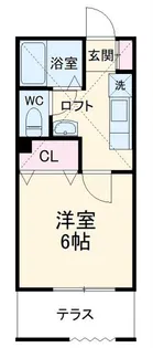 ホワイトウェーブ【1階】の間取り