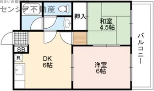 グランド・パレスジュイレー【6階】の間取り