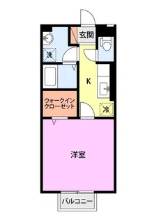 メゾンムーラン【1階】の間取り