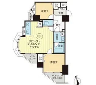 ライオンズマンション小石川シティ【3階】の間取り