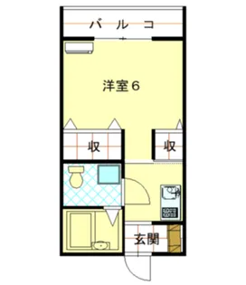 レストゥディオ22【2階】の間取り