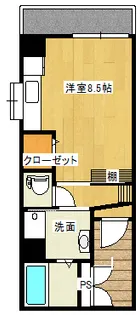 Zero西田【6階】の間取り