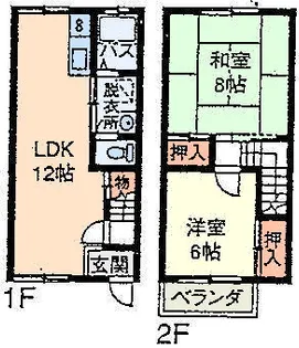 新潟県新潟市西区ときめき西3【一戸建】の間取り