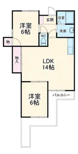 アルカディアI【3階】の間取り
