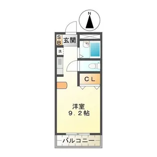 オービット【1階】の間取り