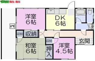 三重県松阪市駅部田町【一戸建】の間取り
