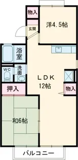 サンコーポ恵美酒【2階】の間取り